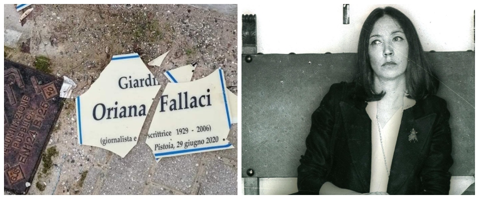 Oriana Fallaci, Pistoia, targa