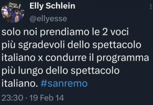 il tweet della Schlein