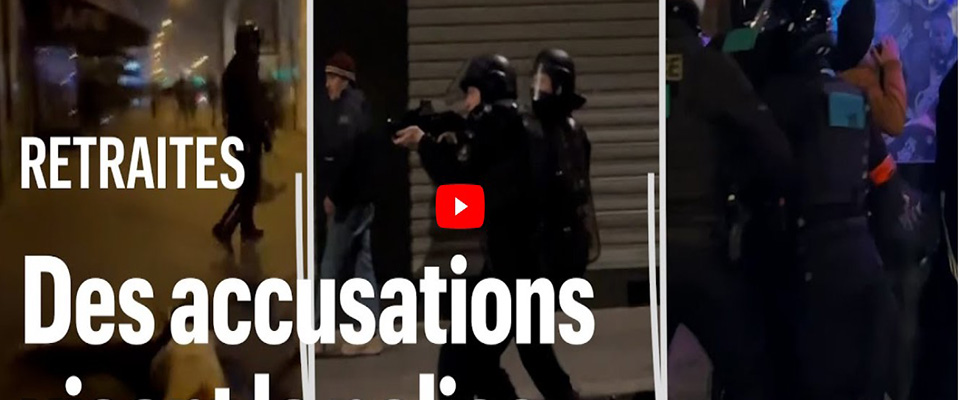 Francia, oggi 240 proteste. Un video inguaia Macron, accusato di “fascismo”: agente picchia manifestante