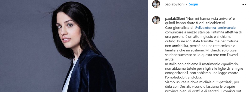 La compagna di Elly Schlein infuriata per l'outing violento: per le mie ...
