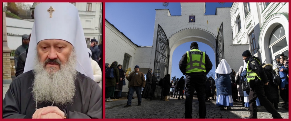 Blitz di polizia nel monastero di Kiev, arrestato il metropolita filorusso: aveva maledetto Zelensky