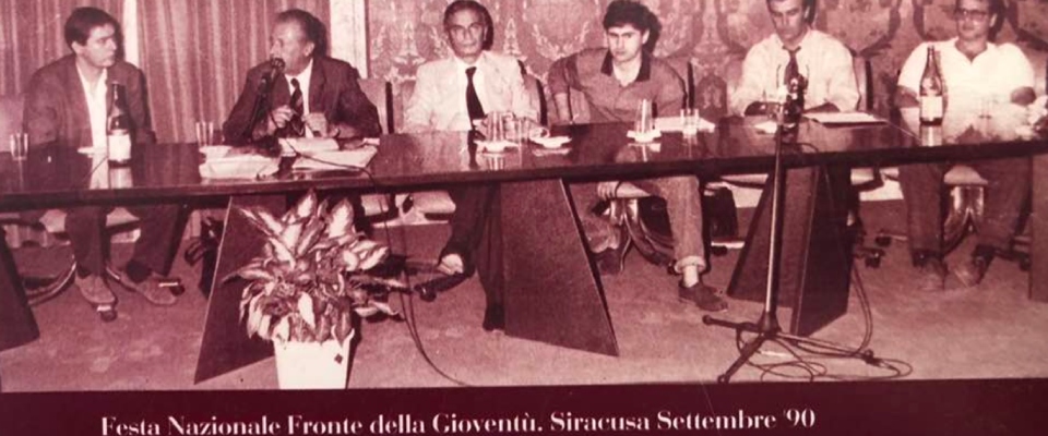 Paolo Borsellino, Fronte della Gioventù