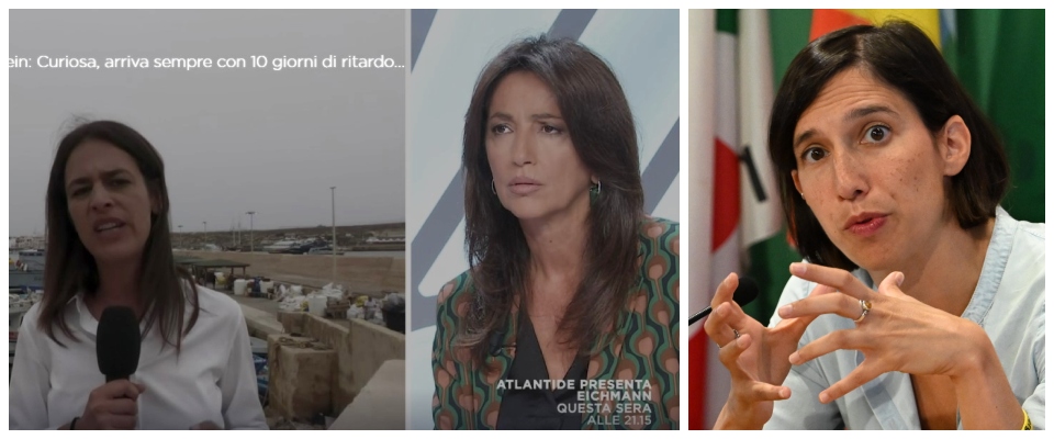 Schlein derisa a “Tagadà”: sarà a Lampedusa il 27 settembre: “Sempre con 10 giorni di ritardo come in Emilia” (video)