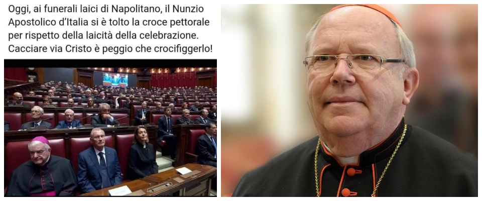 Nel prossimo conclave un cardinale pedofilo e il nunzio che ha tolto il crocifisso per Napolitano