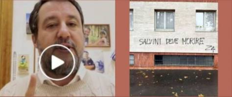 minacce a Salvini