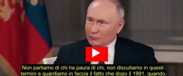 Putin intervista italiano