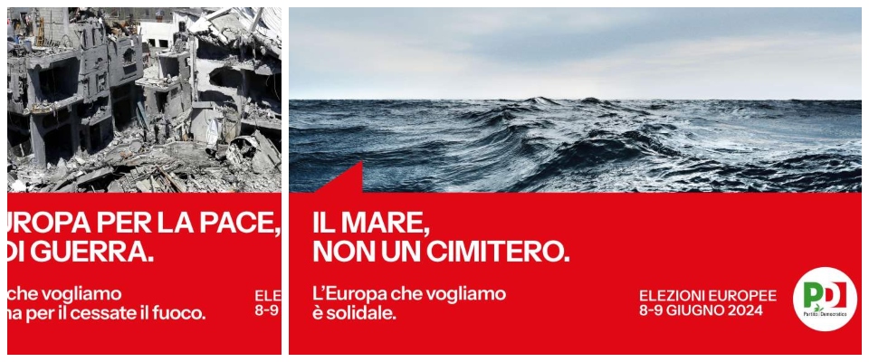 Europee, il Pd punta sull’apocalisse. Mare o cimitero? Aria o veleni? Guerra o pace? Manca solo Gesù o Barabba…