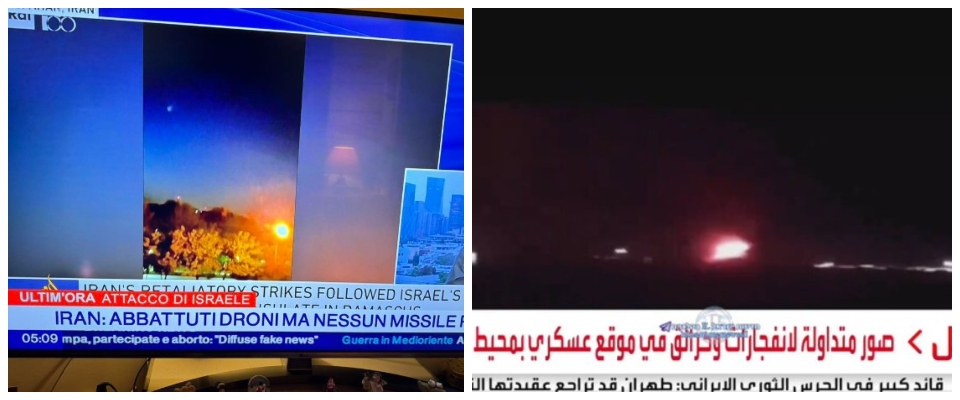 Israele ha attaccato l’Iran, colpita una base militare a Esfahan. Attacchi anche nel sud della Siria (video)