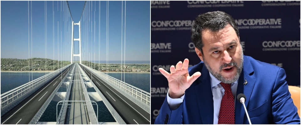 Ponte sullo stretto, nessun rallentamento per l’impatto ambientale. Salvini: “Vado avanti dritto”