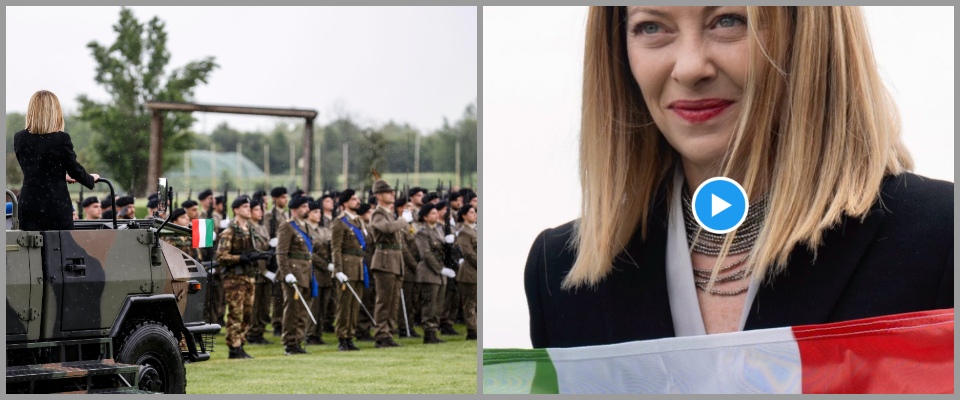 Esercito, l’omaggio di Meloni: “Rappresentate il Tricolore con orgoglio e passione. Grazie” (video)