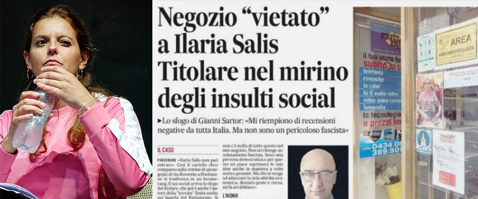 Vietò l’ingresso di Ilaria Salis nel suo negozio, preso di mira dagli “haters” di sinistra. “Mi insultano” Vietò l’ingresso di Ilaria Salis nel suo negozio, preso di mira dagli “haters” di sinistra. “Mi insultano”