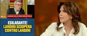 Landini contro Landini: si fa causa da solo per i contratti-elemosina a 5 euro. Figuraccia in tv (video)