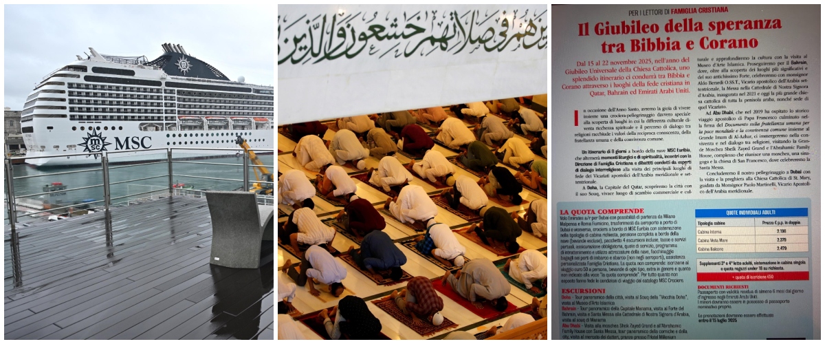 la conversione di famiglia cristiana crociera pellegrinaggio extra lusso nei paesi islamici per scoprire il corano da Secoloditalia.it la conversione di famiglia cristiana crociera pellegrinaggio extra lusso nei paesi islamici per scoprire il corano