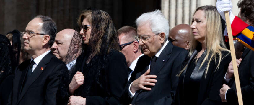 Mattarella esequie Papa Francesco, Mattarella