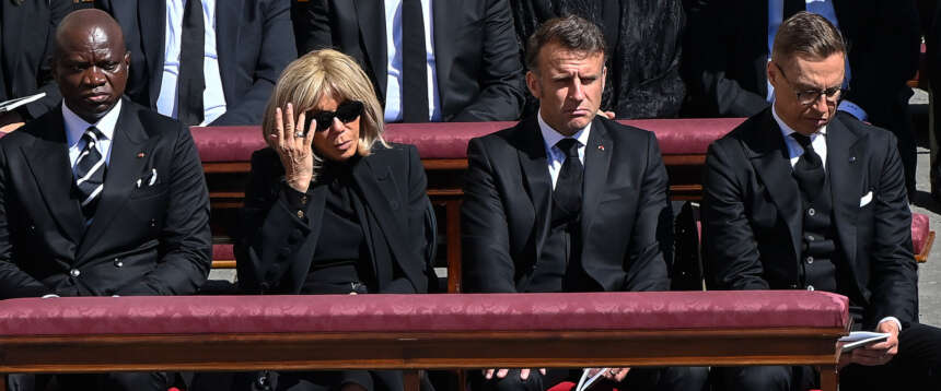 Funerale Papa Francesco, Macron