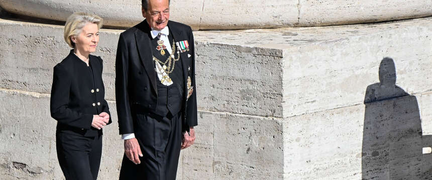 Funerale Papa Francesco, Ursula von der Leyen
