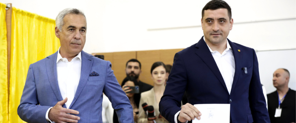 Romania al voto: George Simion al seggio tra applausi, bandiere e la speranza di una svolta a destra