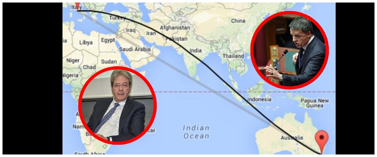 Le elezioni in Australia ringalluzziscono Gentiloni, Renzi e compagni: costretti a fare 15mila km per avere una gioia Le elezioni in Australia ringalluzziscono Gentiloni, Renzi e compagni: costretti a fare 15mila km per avere una gioia