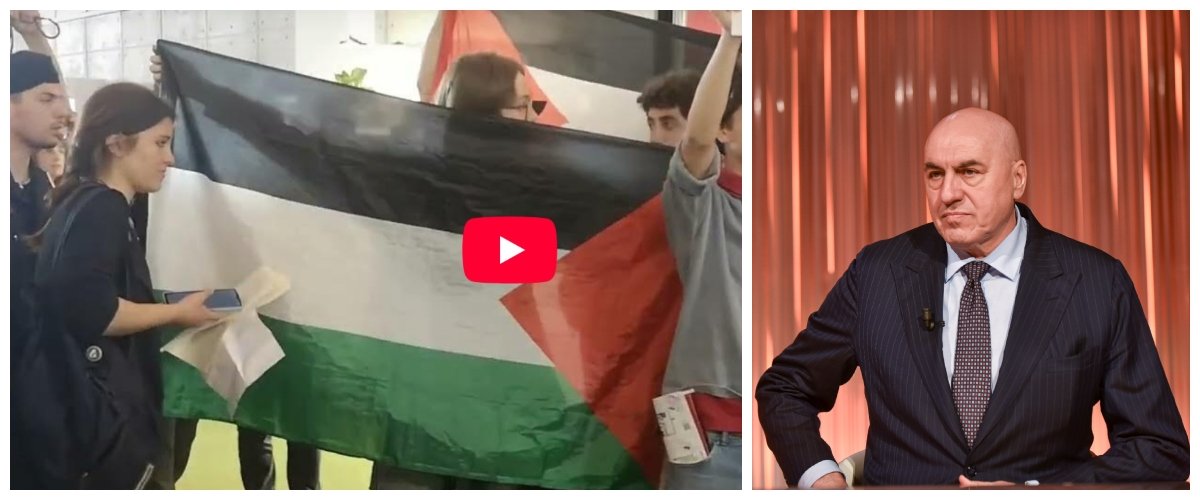 Pro Pal contro Crosetto al Salone del libro (video). La replica del ministro: “Abbiamo salvato tanti bambini palestinesi” Pro Pal contro Crosetto al Salone del libro (video). La replica del ministro: “Abbiamo salvato tanti bambini palestinesi”
