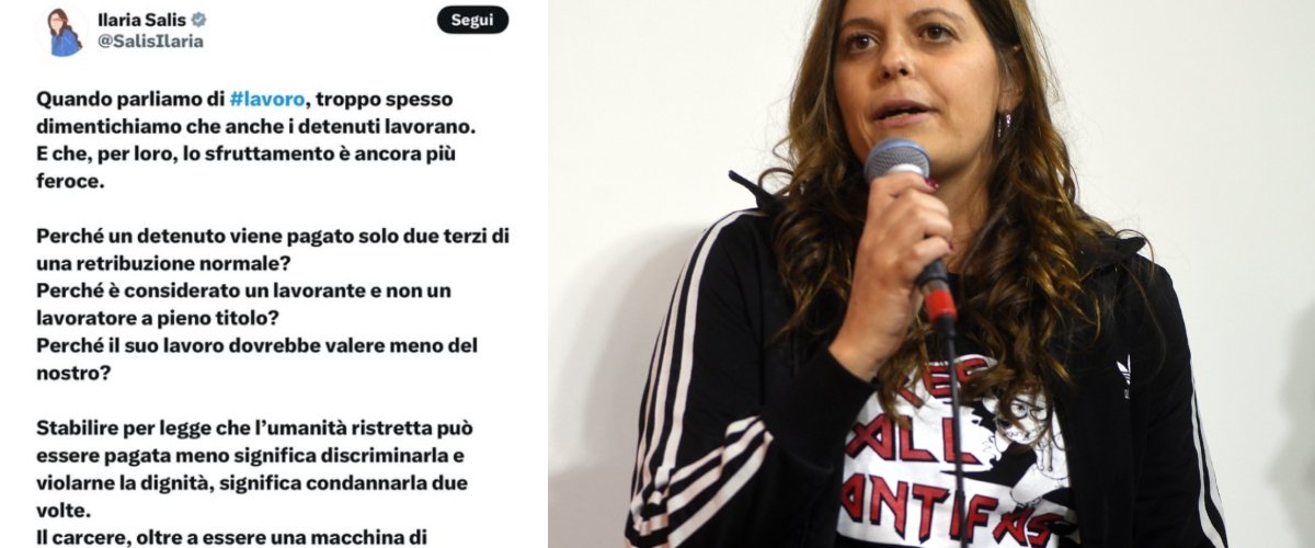 L’ultima di Ilaria Salis: “Diamo più soldi ai detenuti, devono guadagnare come chi sta fuori” L’ultima di Ilaria Salis: “Diamo più soldi ai detenuti, devono guadagnare come chi sta fuori”