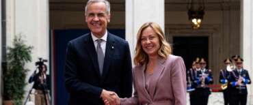 L’incontro a Palazzo Chigi tra la premier Meloni e l’omologo canadese Mark Carney