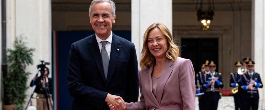 L’incontro a Palazzo Chigi tra la premier Meloni e l’omologo canadese Mark Carney L’incontro a Palazzo Chigi tra la premier Meloni e l’omologo canadese Mark Carney