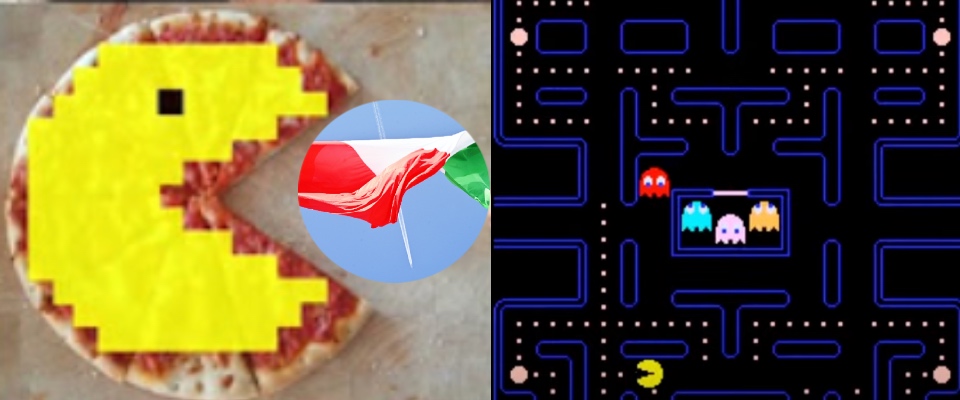 Silli Pacman I 45 anni di Pac man, la pallina venuta dall'Italia: futurismo ...