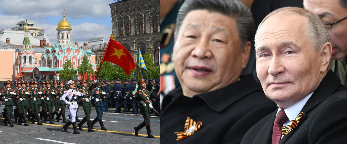Putin e Xi in prima fila sulla Piazza Rossa per la parata del cinismo e della guerra “giusta” all’Ucraina Putin e Xi in prima fila sulla Piazza Rossa per la parata del cinismo e della guerra “giusta” all’Ucraina