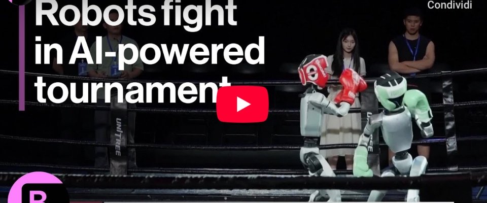 anche i robot fanno pugilato il primo incontro di boxe della storia tra intelligenze artificiali è stato organizzato in cina video da Secoloditalia.it anche i robot fanno pugilato il primo incontro di boxe della storia tra intelligenze artificiali è stato organizzato in cina video