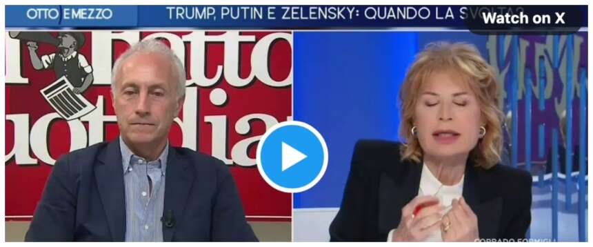 Gruber attacca Trump, Travaglio la gela: “Te lo ricordi il conflitto d’interessi di Biden col figlio?” (video) Gruber attacca Trump, Travaglio la gela: “Te lo ricordi il conflitto d’interessi di Biden col figlio?” (video)