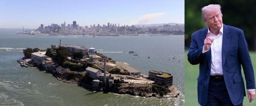 Trump ha annunciato la riapertura di Alcatraz Trump ha annunciato la riapertura di Alcatraz