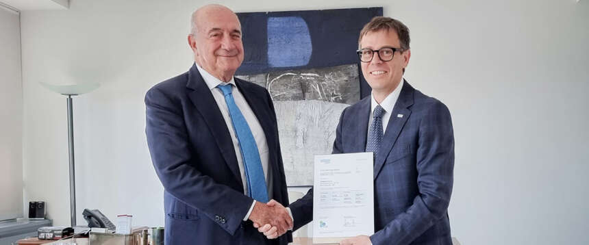 Almaviva riceve l’ESG Recognition da DNV: è la seconda società al mondo a cui viene assegnato il riconoscimento Almaviva riceve l’ESG Recognition da DNV: è la seconda società al mondo a cui viene assegnato il riconoscimento