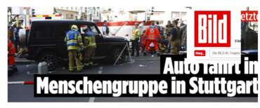 Auto piomba sulla folla a Stoccarda: decine di feriti, arrestato il conducente