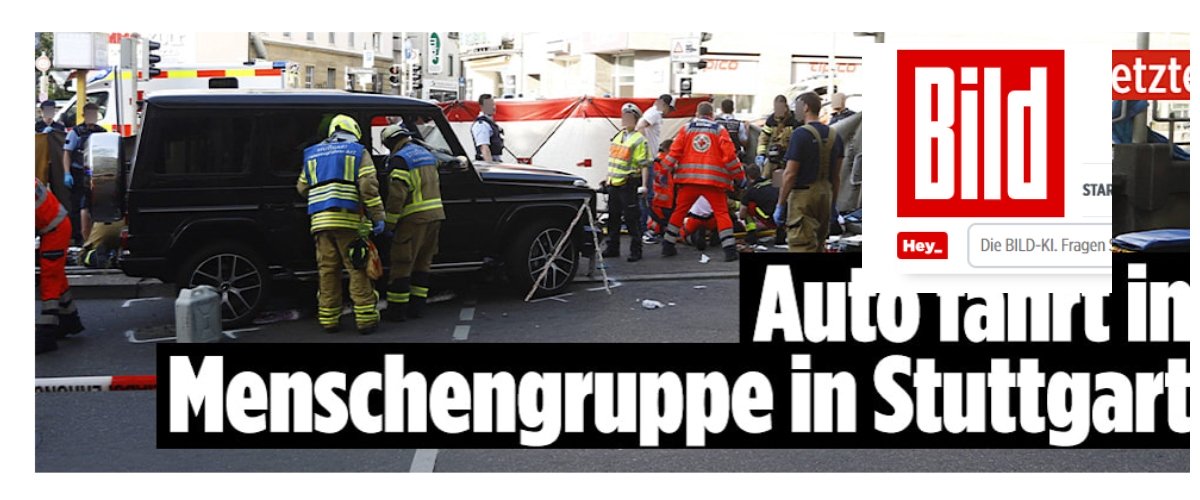 Auto piomba sulla folla a Stoccarda: decine di feriti, arrestato il conducente Auto piomba sulla folla a Stoccarda: decine di feriti, arrestato il conducente