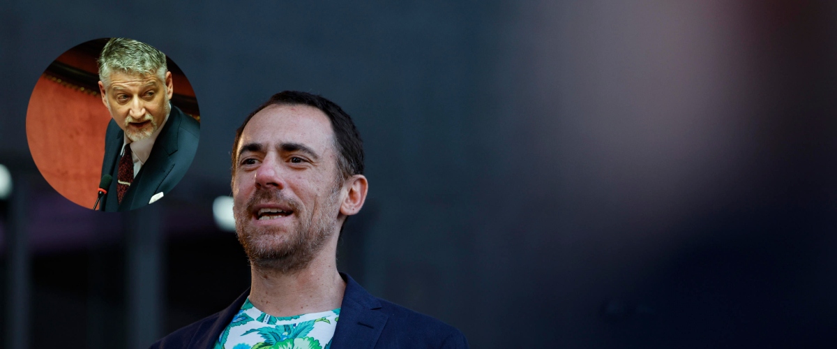 elio germano altro fango su giuli e il governo giurano sulla costituzione ma non ci credono