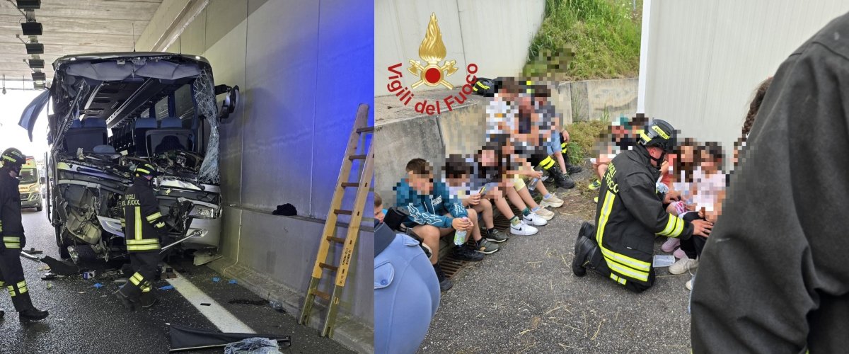 Tragedia a Lomazzo, scontro tra scuolabus e camion. Maestra morta sul colpo, feriti gli autisti e due bambini Tragedia a Lomazzo, scontro tra scuolabus e camion. Maestra morta sul colpo, feriti gli autisti e due bambini