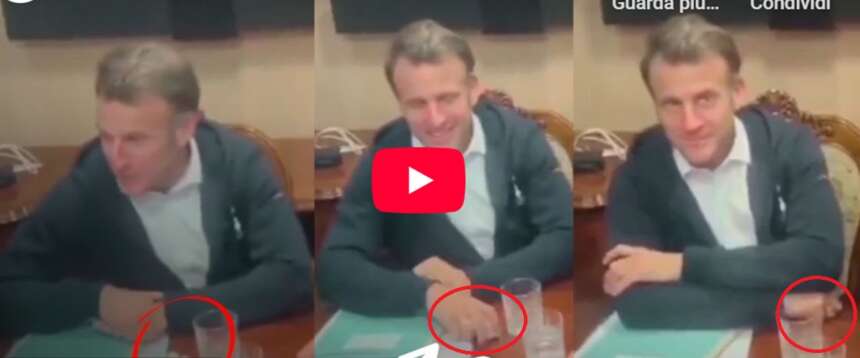Macron nasconde un sacchetto con la cocaina? Un video “accusa” il presidente, ma è una fake news… Macron nasconde un sacchetto con la cocaina? Un video “accusa” il presidente, ma è una fake news…
