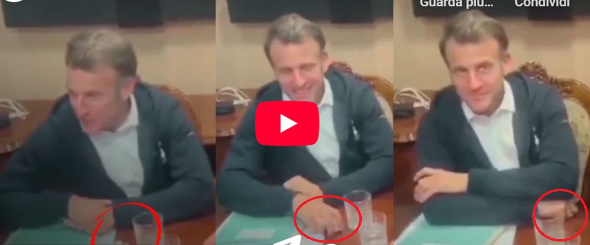 Macron nasconde un sacchetto con la cocaina? Un video “accusa” il presidente, ma è una fake news… Macron nasconde un sacchetto con la cocaina? Un video “accusa” il presidente, ma è una fake news…