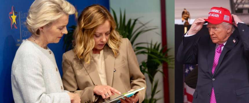 Dazi, Italia cerniera tra Ue e Usa. Meloni sente von der Leyen e facilita le trattative con Washington