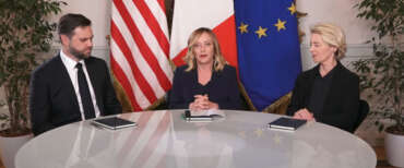 “Un nuovo inizio”. Meloni “triangola” con Ue e Usa, il dialogo decolla. Vance e von der Leyen: “Più vicini sui dazi”