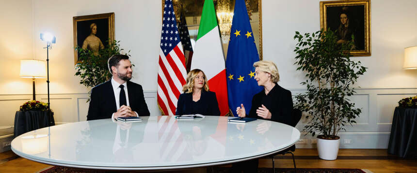 “Un nuovo inizio”. Meloni “triangola” con Ue e Usa, il dialogo decolla. Vance e von der Leyen: “Più vicini sui dazi” “Un nuovo inizio”. Meloni “triangola” con Ue e Usa, il dialogo decolla. Vance e von der Leyen: “Più vicini sui dazi”