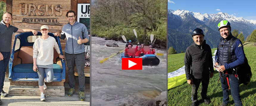 Meloni fa rafting in Val di Sole, Lollobrigida parapendio (video e foto). “Persone semplici che amano la natura” Meloni fa rafting in Val di Sole, Lollobrigida parapendio (video e foto). “Persone semplici che amano la natura”