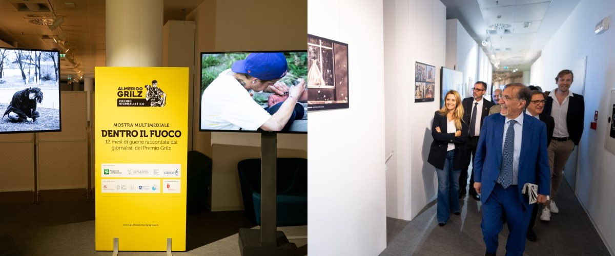 A Palazzo Lombardia la mostra “Dentro il fuoco – 12 mesi di guerre raccontate dai giornalisti del Premio Almerigo Grilz” A Palazzo Lombardia la mostra “Dentro il fuoco – 12 mesi di guerre raccontate dai giornalisti del Premio Almerigo Grilz”