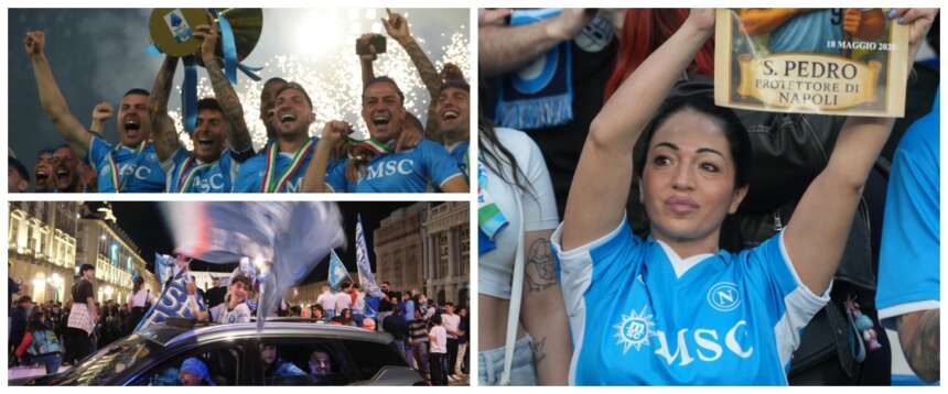 Napoli campione d’Italia: le immagini più belle della festa (anche al Duomo di Milano). Lunedì il giro della squadra Napoli campione d’Italia: le immagini più belle della festa (anche al Duomo di Milano). Lunedì il giro della squadra