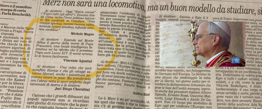 L’incredibile profezia di un lettore del “Foglio” sul Papa: “Sarà Leone XIV, l’ho saputo sul Monte Athos…” L’incredibile profezia di un lettore del “Foglio” sul Papa: “Sarà Leone XIV, l’ho saputo sul Monte Athos…”
