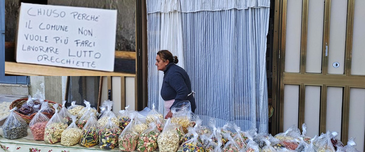 bari il pd fa la guerra pure alle orecchiette le pastaie contro il sindaco leccese lutto sciopero e protesta