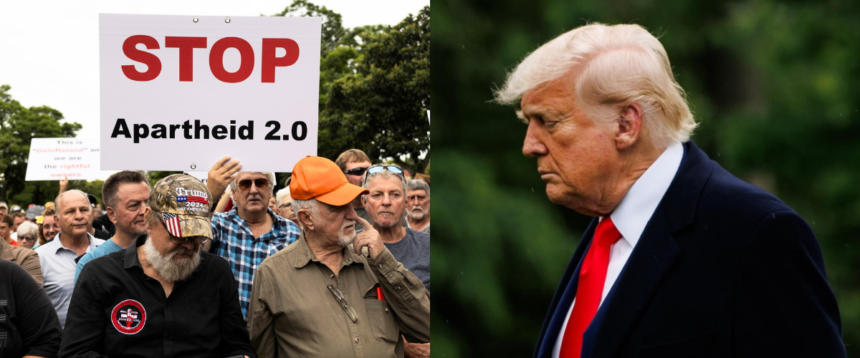 Trump Sudafrica genocidio bianchi Trump Sudafrica genocidio bianchi