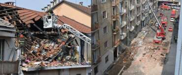 Come una bomba in un appartamento a Torino: 5 feriti. Dallo stesso palazzo due anni fa è caduta una bambina (video)