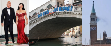 matrimonio Bezos Venezia attivisti matrimonio Bezos Venezia attivisti