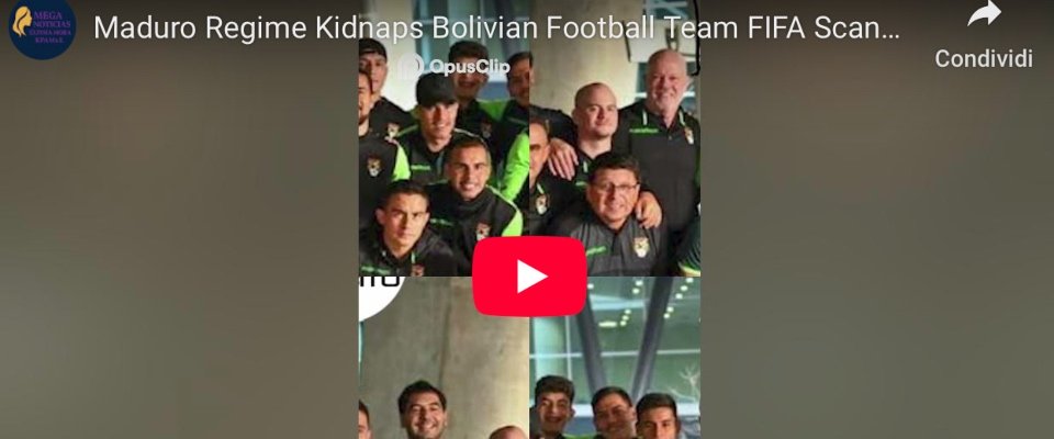 Il dispetto di Maduro: calciatori della Bolivia bloccati in aeroporto dopo la vittoria in casa del Venezuela Il dispetto di Maduro: calciatori della Bolivia bloccati in aeroporto dopo la vittoria in casa del Venezuela